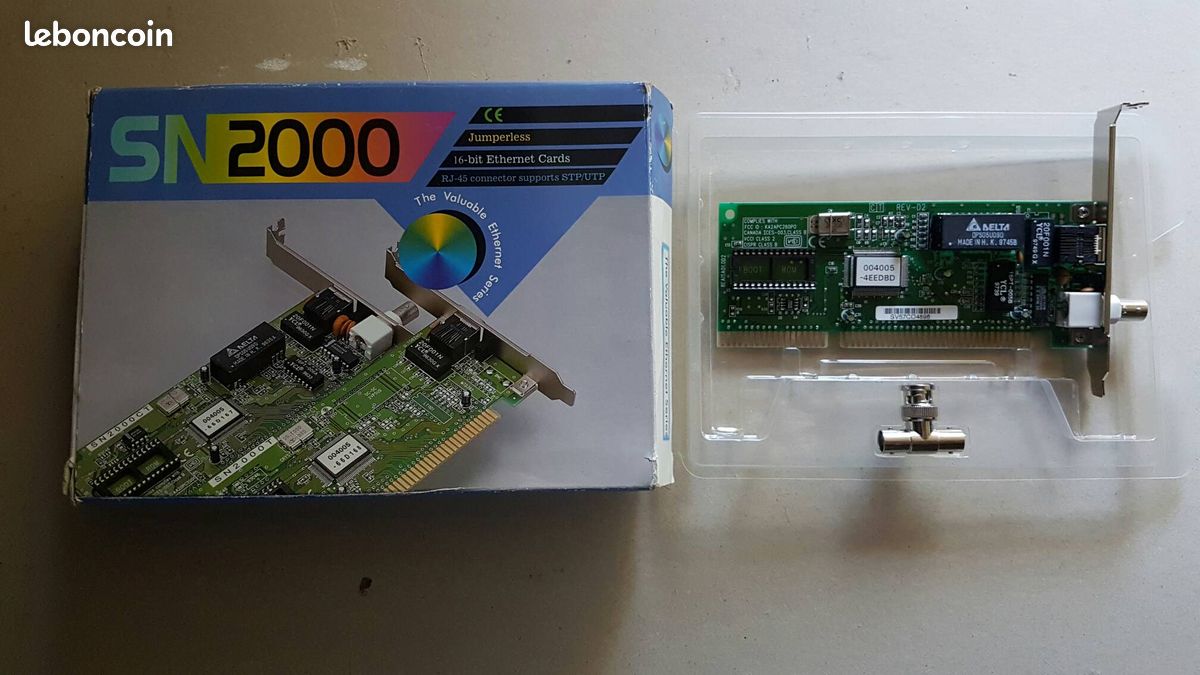 Éthernet card 16 bit (image 1)