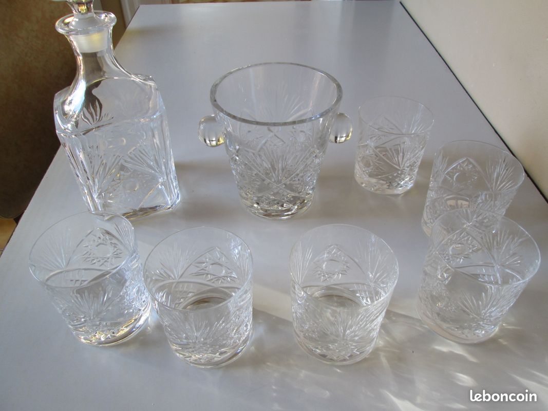Verre à Whisky Baccarat - Cristal Taillé Diamant, Modèle Rare Et Lourd