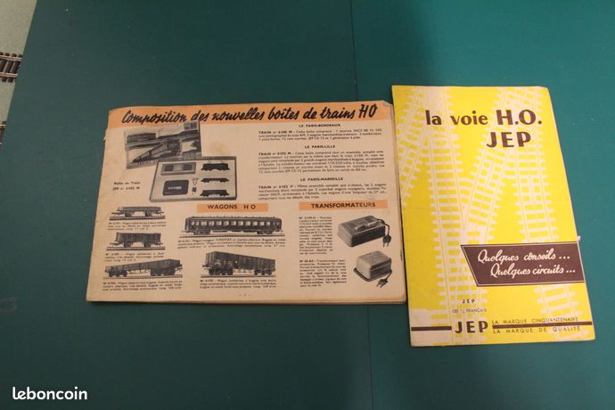 Paire De Wagons Plats JEP – Tôle à Essieux Indépendants – 1925/32 – Train Ancien