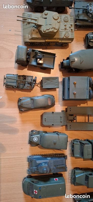 Le camion militaire Berliet GBC 8 Kt bâché miniature de Solido au 1/50e