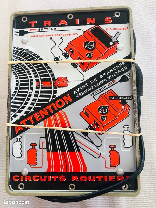 JOUEF COFFRET &RECORD 64 CIRCUIT ÉLECTRIQUE BEL ÉTAT années 60