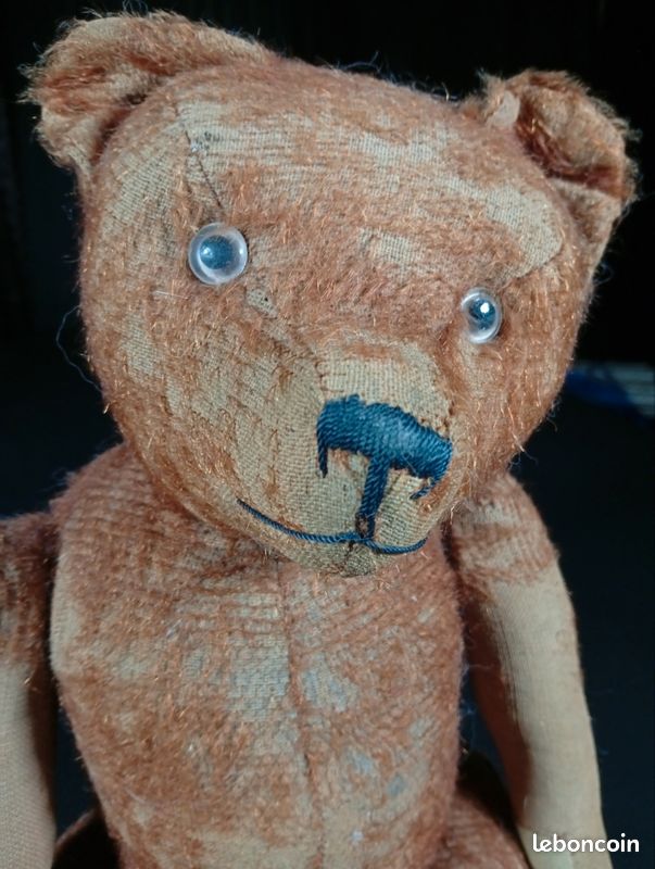Ancien ours en peluche articulé en mohair - Début XXe siècle, Teddy