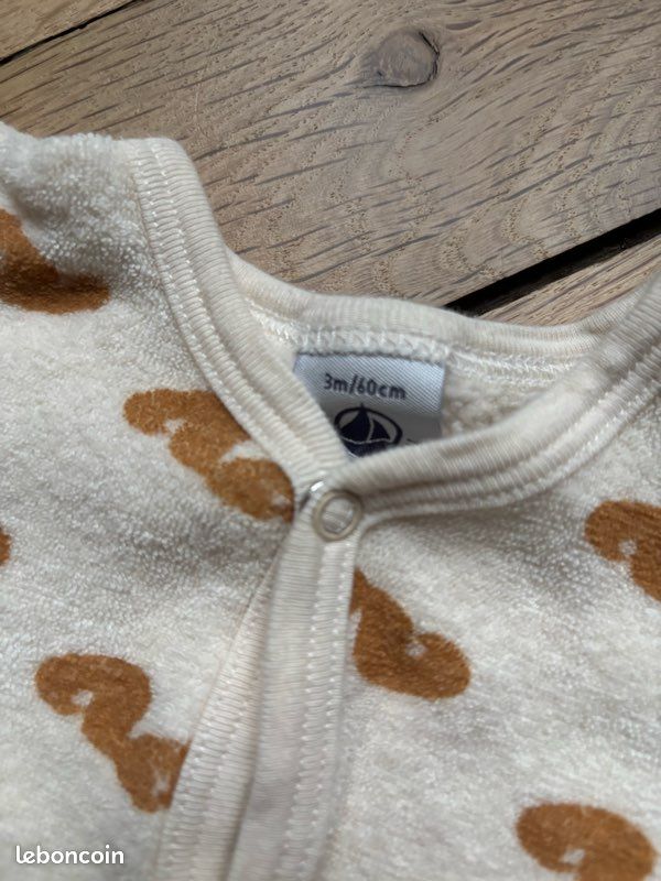 Pyjama Petit Bateau 3 mois (image 2)