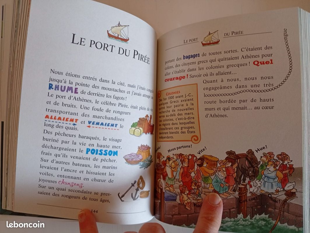 Lot de 2 livres Les voyages dans le temps de Géronimo Stilton, volume 2 et 3 (image 4)