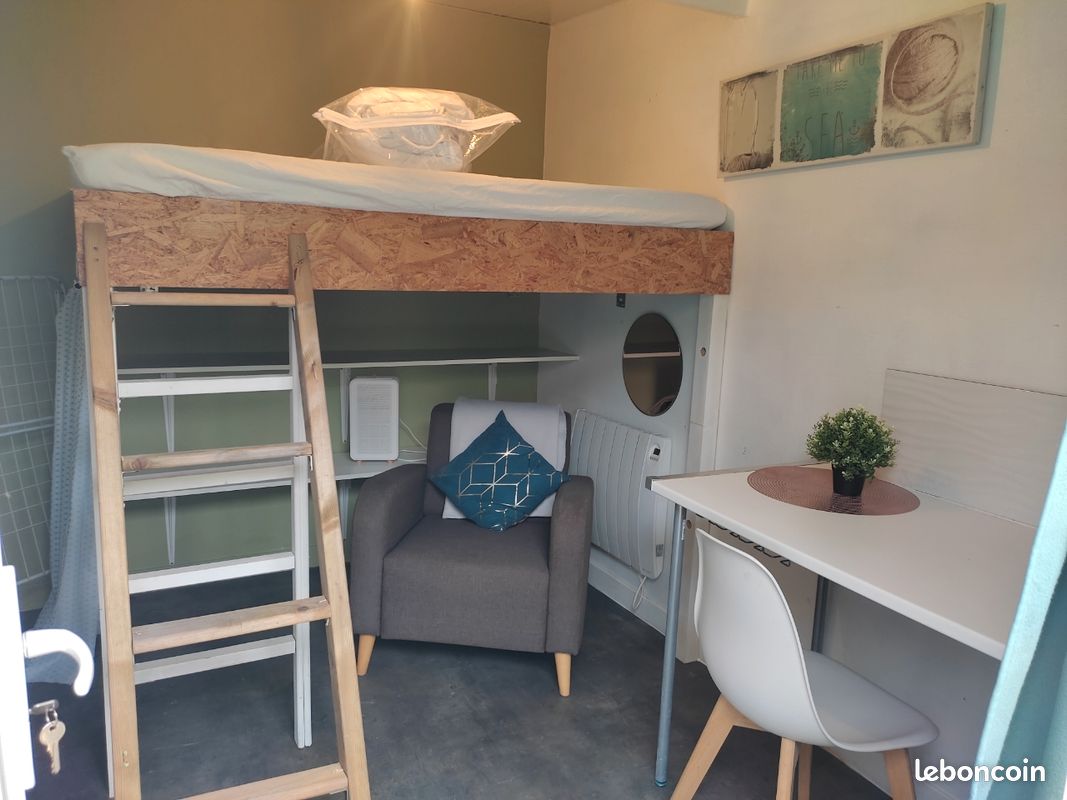 Appartement a louer cherbourg-en-cotentin - 1 pièce(s) - 12 m2 - Surfyn