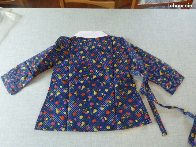 Robe Vintage 70s Psychédélique - Made in France - 3 Ans - NEUVE (image 4)