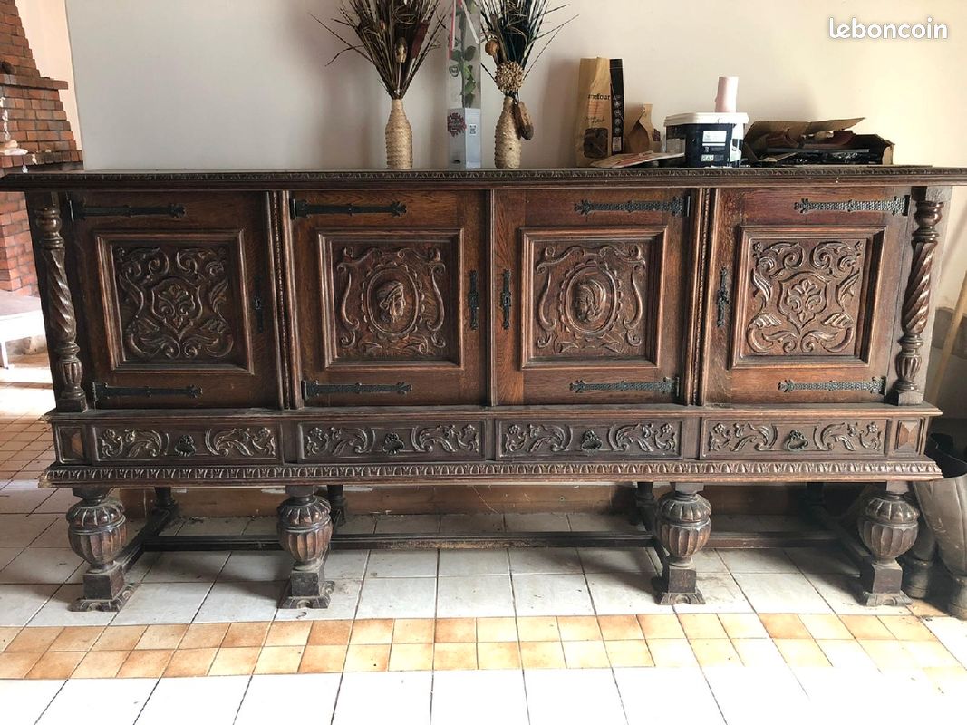 Grande commode d'époque avec socle (image 2)