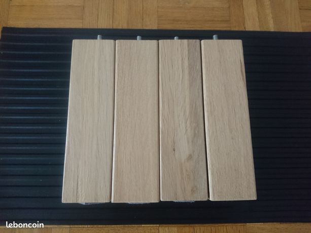 Pieds De Meuble IKEA Burfjord Chêne 10 Cm - Lot De 4 Pieds Remplacement Occasion
