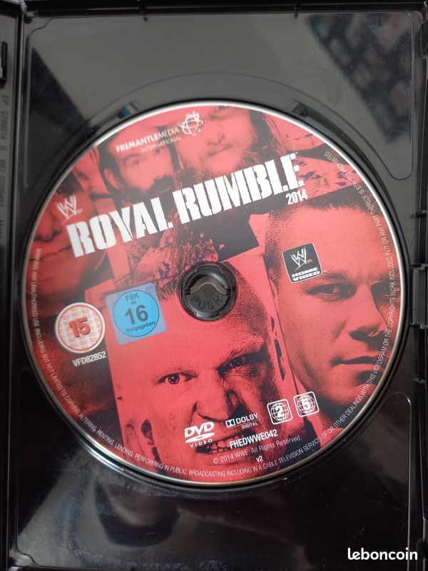 Wwe royal rumble 2014 dvd catch vf rare (image 3)