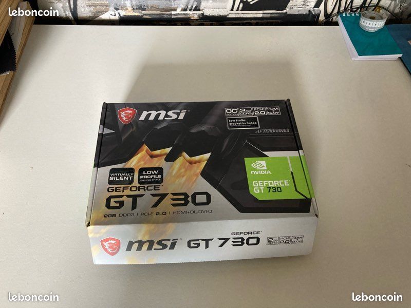 Carte graphique MSI GeForce GT 730 N730K-2GD3H/LPV1 - Accessoires informatique