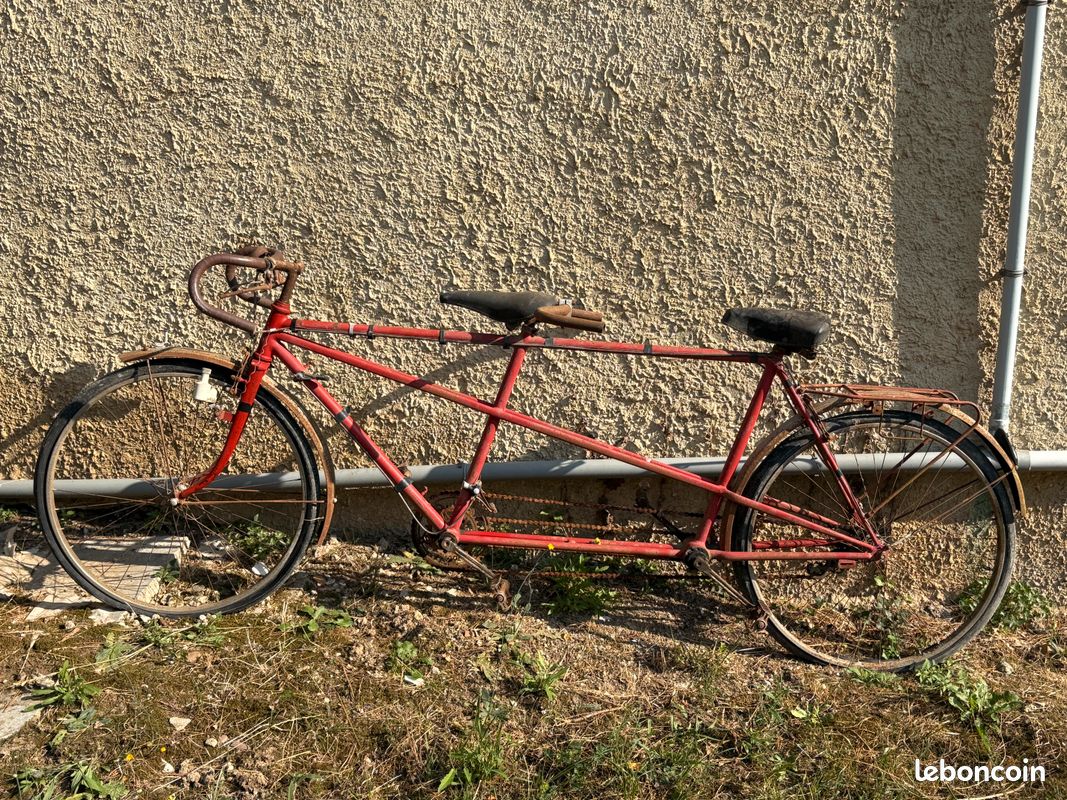 Vélo Tandem Gitane Vintage – Bicyclette à Restaurer, Cycles Français, Collection