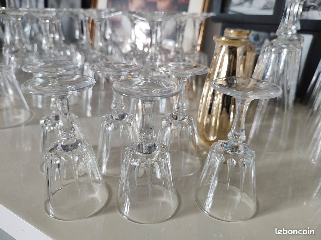 Coffret de 6 verres à Digestif "Versailles" Cristal d'Arques (image 1)