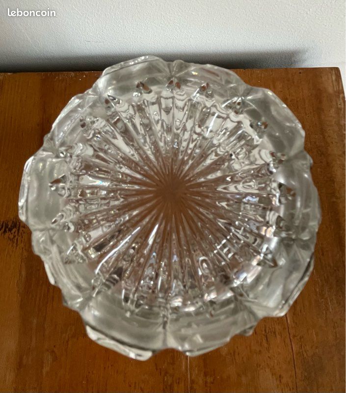 Vase en verre épais vintage (image 5)