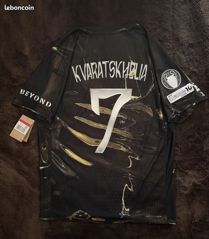 Maillot Officiel PSG 2025/2026 Vapor Match Taille L Kvaratskhelia Adulte Neuf (image 1)