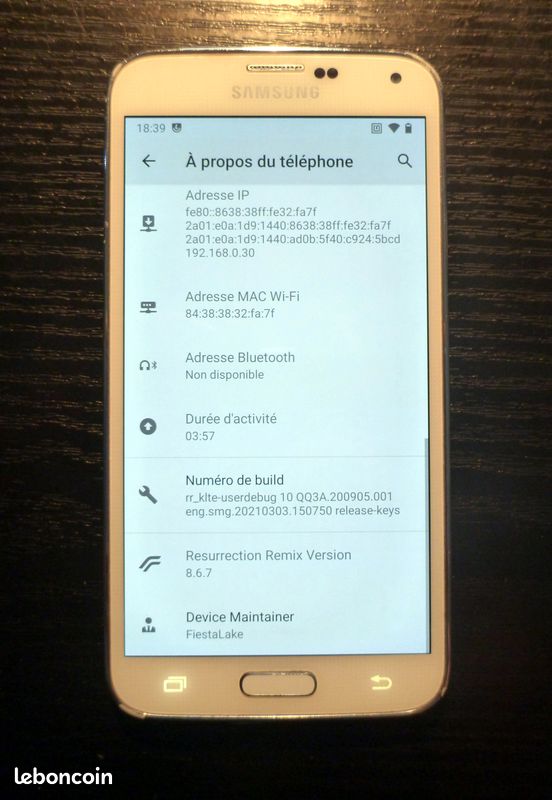 Samsung Galaxy S5 (SM-G900F) upgrade android 10 (image 5)