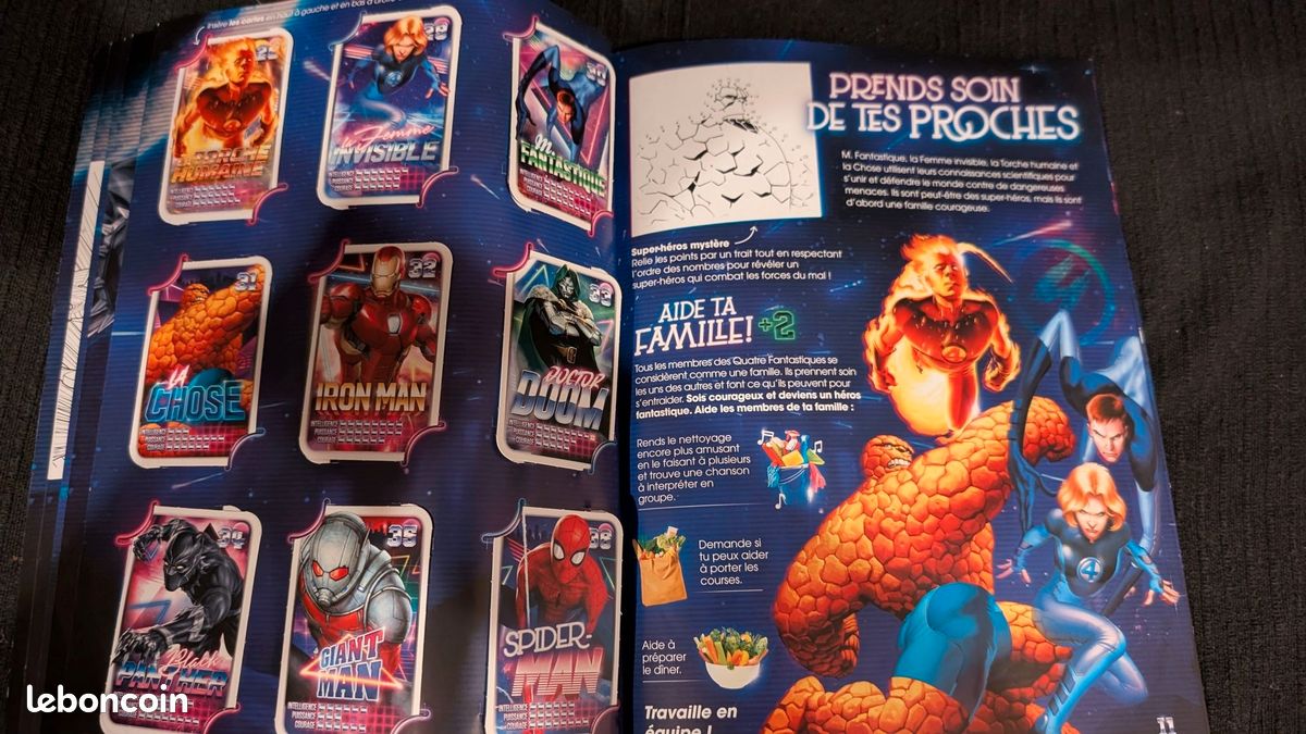 Album collector cartes Marvel (image 3)
