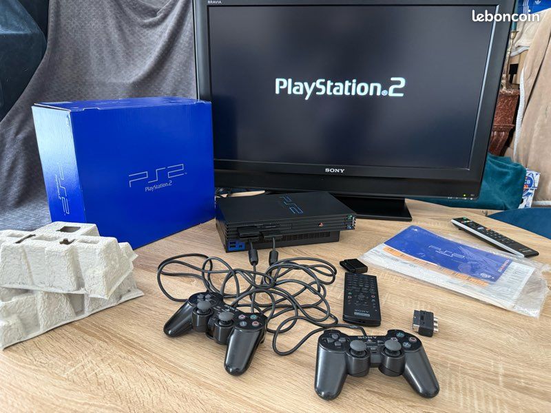 Sony PlayStation 2 PS2 SCPH-30004 – Serial Matching – Scellé intact – Complète en boîte (image 2)