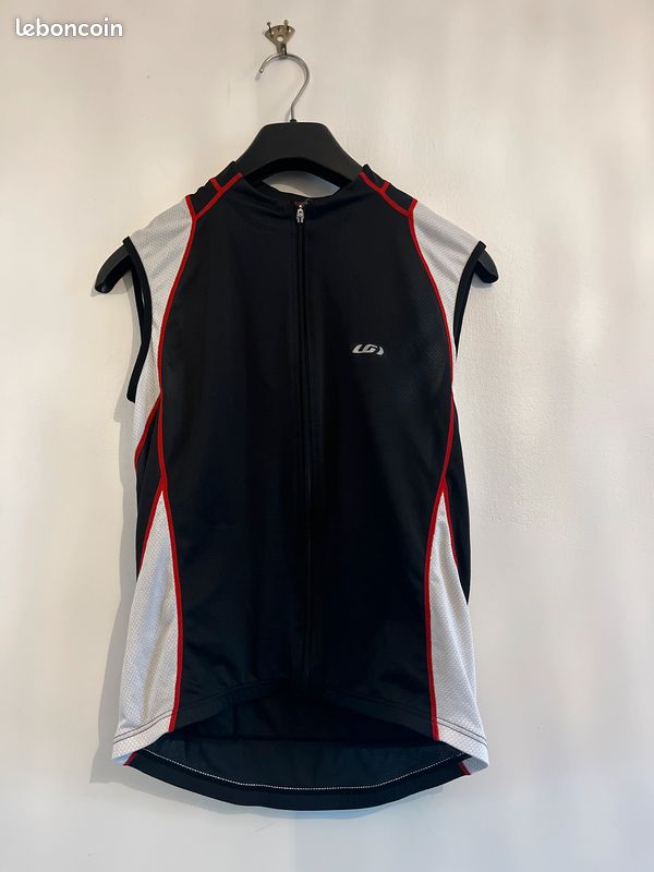 Maillot Cycliste Louis Garneau – Homme XL – Motion Canada – Manches Courtes – Full Zip