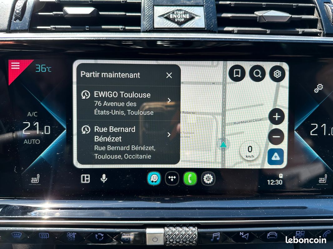 DS DS 7 CROSSBACK E-TENSE 1.6 225CH 180 PHEV HYBRID 13.2KWH RIVOLI BVA *FULL LED, HAYON ELECTRIQUES, SIEGES CHAUFFANTS/ELEc (image 11)