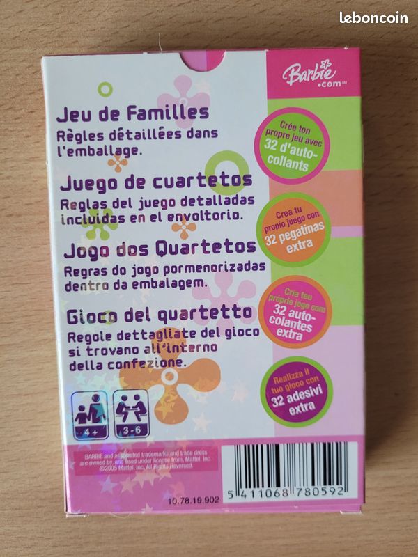 Jeu des 7 familles - Barbie (image 2)