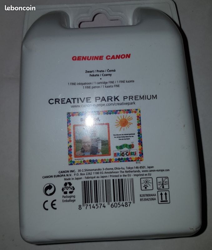 Cartouche Canon 545 black encre noire neuve (image 2)