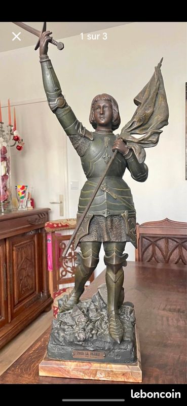 Rachète statue en laiton et cuivre (image 1)