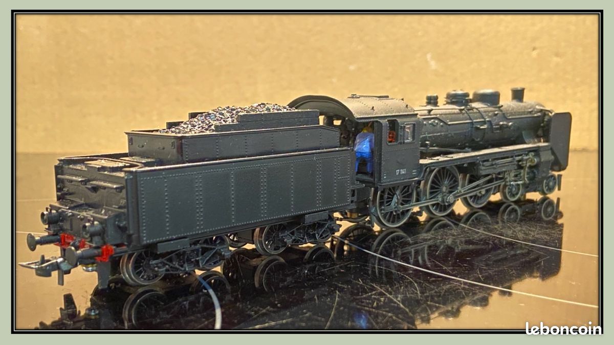 Roco H0 - 04125A - Locomotora de vapor con ténder - Serie