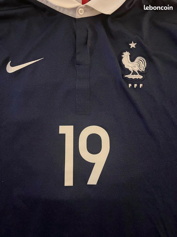 Flocage Officiel FFF 14/15 Extérieur - N°6 Cabaye - Coupe Du Monde 2014 France