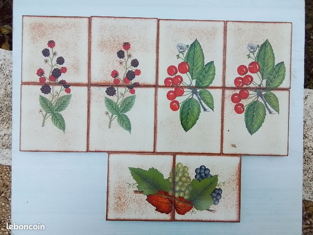 Lot de 1o carreaux deco (image 1)