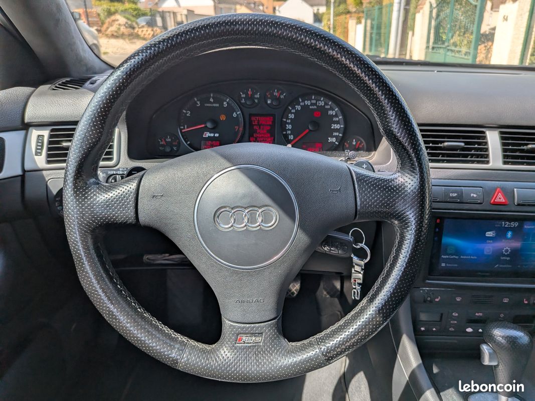 Audi rs6 avant 4.2 450 ch quattro bva pneu plaquettes et disques neufs distrib ok rien a prevoir garantie (image 27)