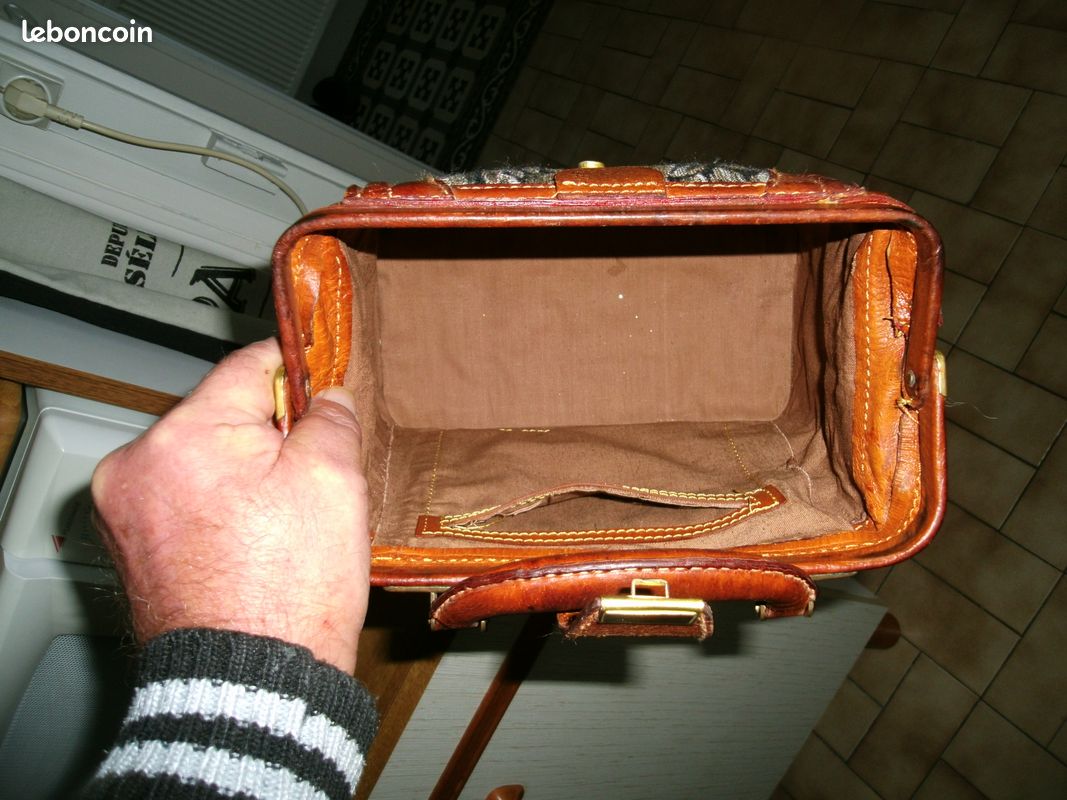 Sac a main gladstore en cuir et tapisserie (image 10)
