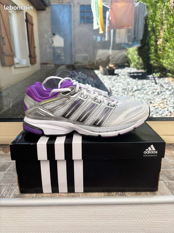 Adidas response stability 5 Running / course violet gris taille 42 (image 1)