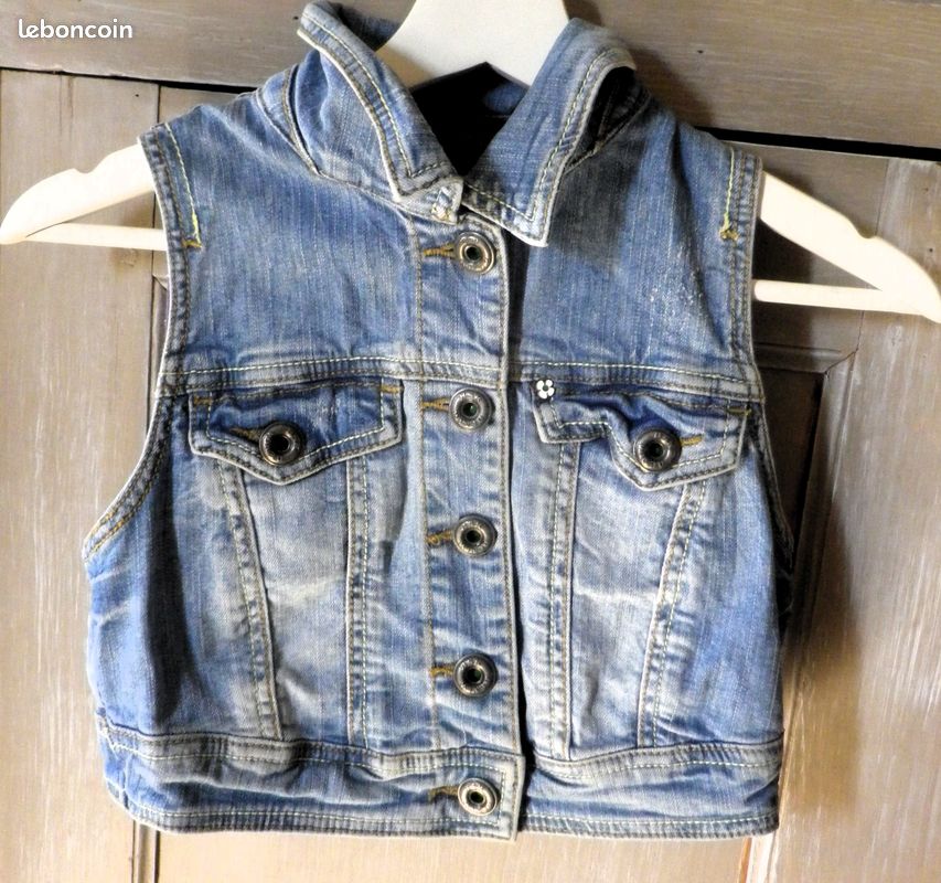 Veste en jean courte Bershka t m Vêtements
