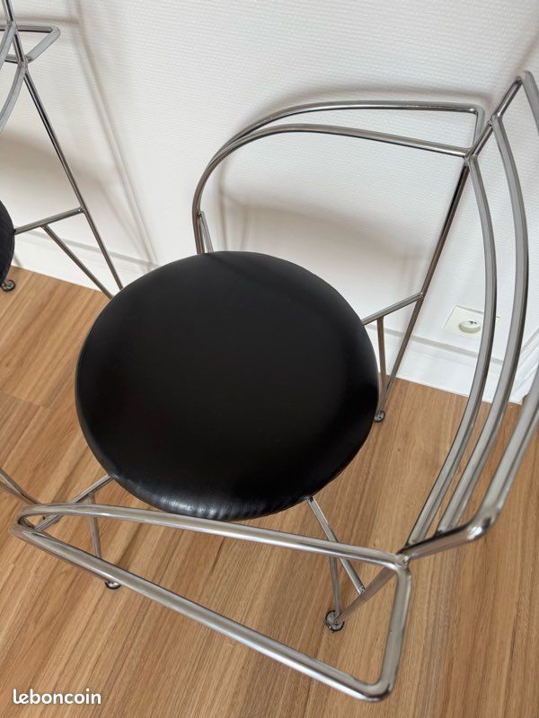 2 Chaises / Fauteuils Lune d’Argent par Pascal Mourgue pour Fermob 1980 (image 6)