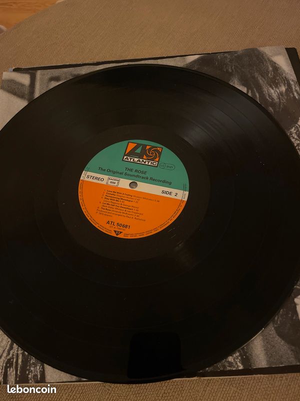 Disque 33 tours BO The Rose 1979 (image 6)