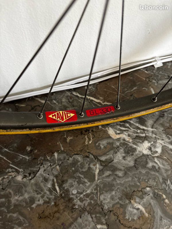 Paire roues rigida sph6 - moyeux campagnolo c record pour pneus - Équipements vélos