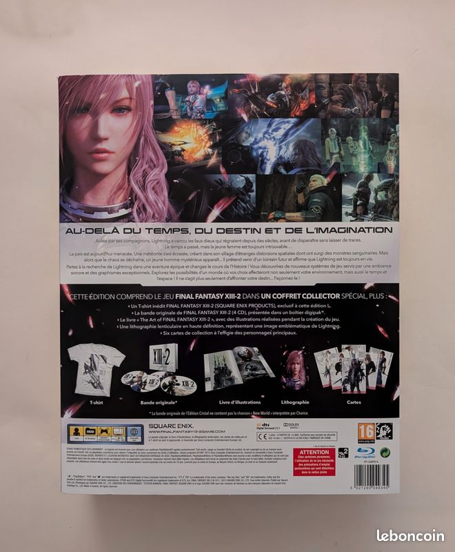 Sony Playstation PS3 - Final Fantasy XIII (13) - Édition Collector Sony Playstation PS3 - Final Fantasy XIII (13) - Édition Collector