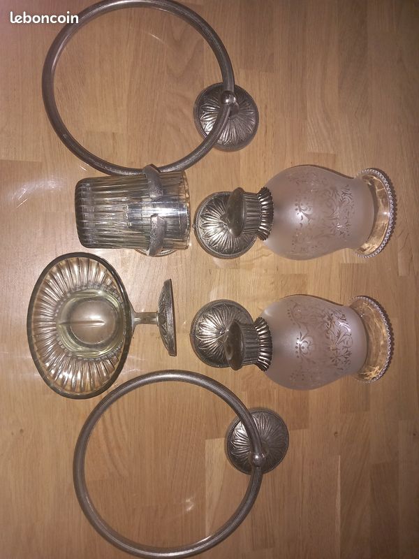 Miroir et accessoires vintage année 60-70 (image 1)