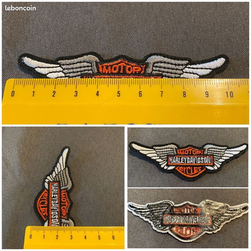 Patch Brodé Thermocollant Moto Anglaise - Écusson Décoratif 11.8 X 3.3 Cm - Pour Vêtements, Sacs