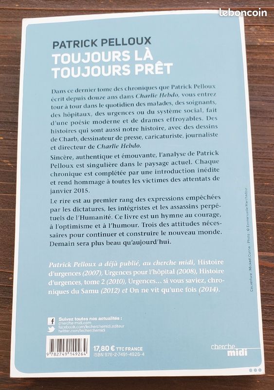 Livre document de société de Patrick Pelloux Toujours là toujours prêt (image 2)