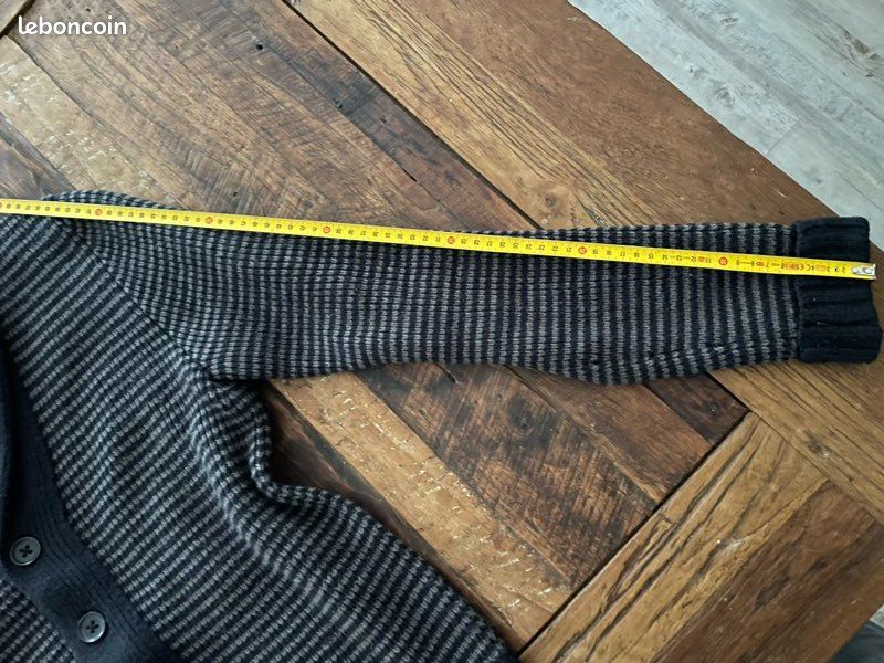 Pull gilet laine Celio homme (image 5)