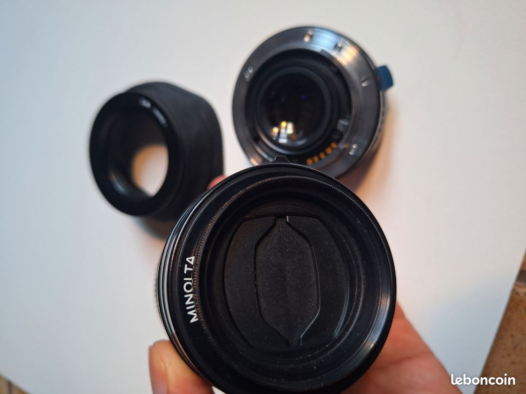 Objectif doubleur de focale et pare-soleil Minolta (image 9)