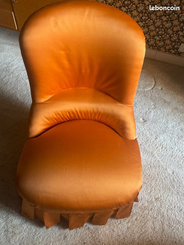 Fauteuil crapaud vintage (image 1)
