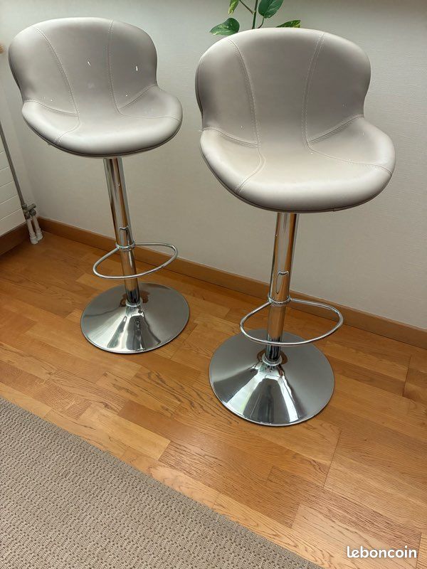 Ensemble de 2 tabourets de bar (image 1)