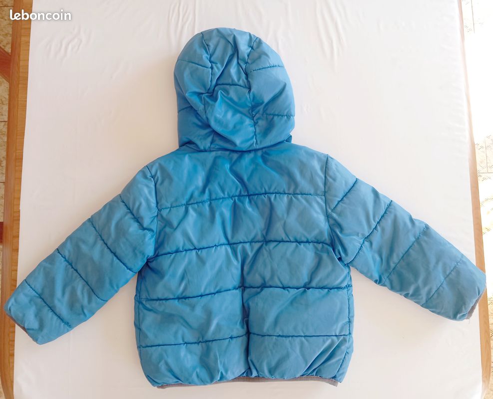 Anorak toutes saisons 3 – 4 ans bleu clair (image 2)
