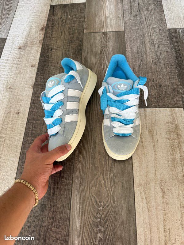 Adidas Campus 00s Bleu Ciel / Blanc – Taille 43⅓ (image 5)