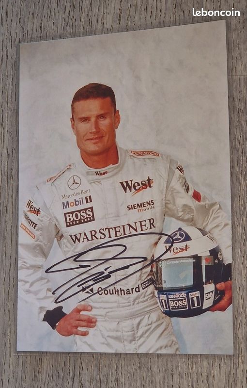 David Coulthard autographe F1 - Collection