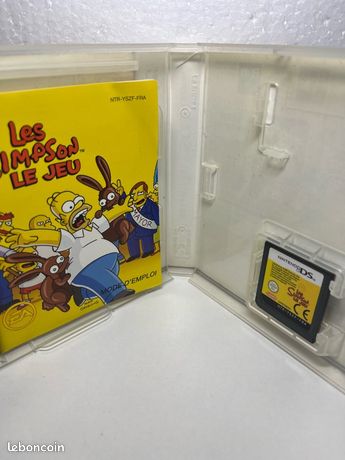Jeu Nintendo DS Les Simpson Le Jeu en boite, complet
