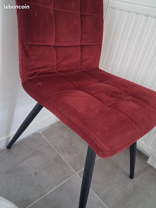 Chaise en velours (image 3)