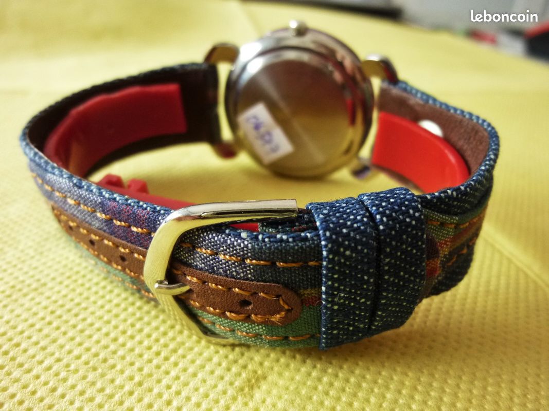 HORA montre analogique jeans multicolore unisexe ANA0040 (image 2)